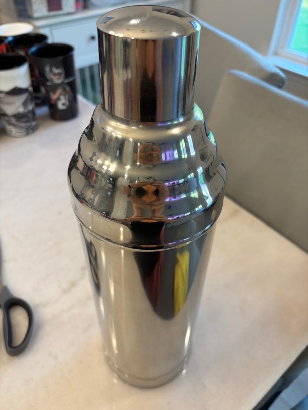 Tommy Bahama Stainless Steel 3-Piece Cocktail Shaker Barware #P12